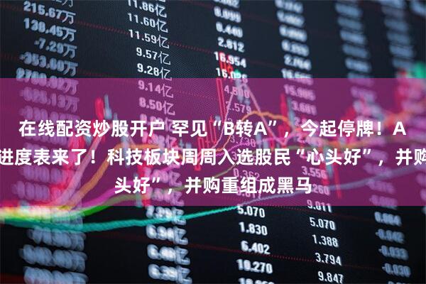 在线配资炒股开户 罕见“B转A”，今起停牌！A股并购重组进度表来了！科技板块周周入选股民“心头好”，并购重组成黑马